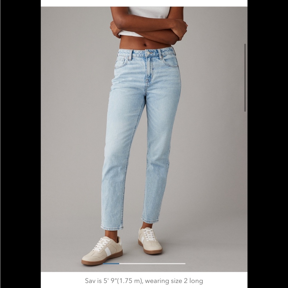 AE Stretch Mom Jeans